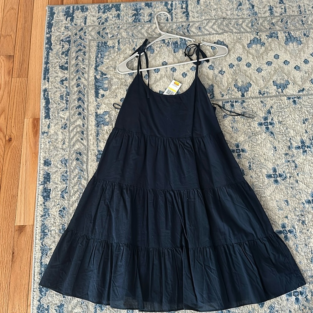 Vineyard Vines size M blue tiered dress-NEW WITH TAGS